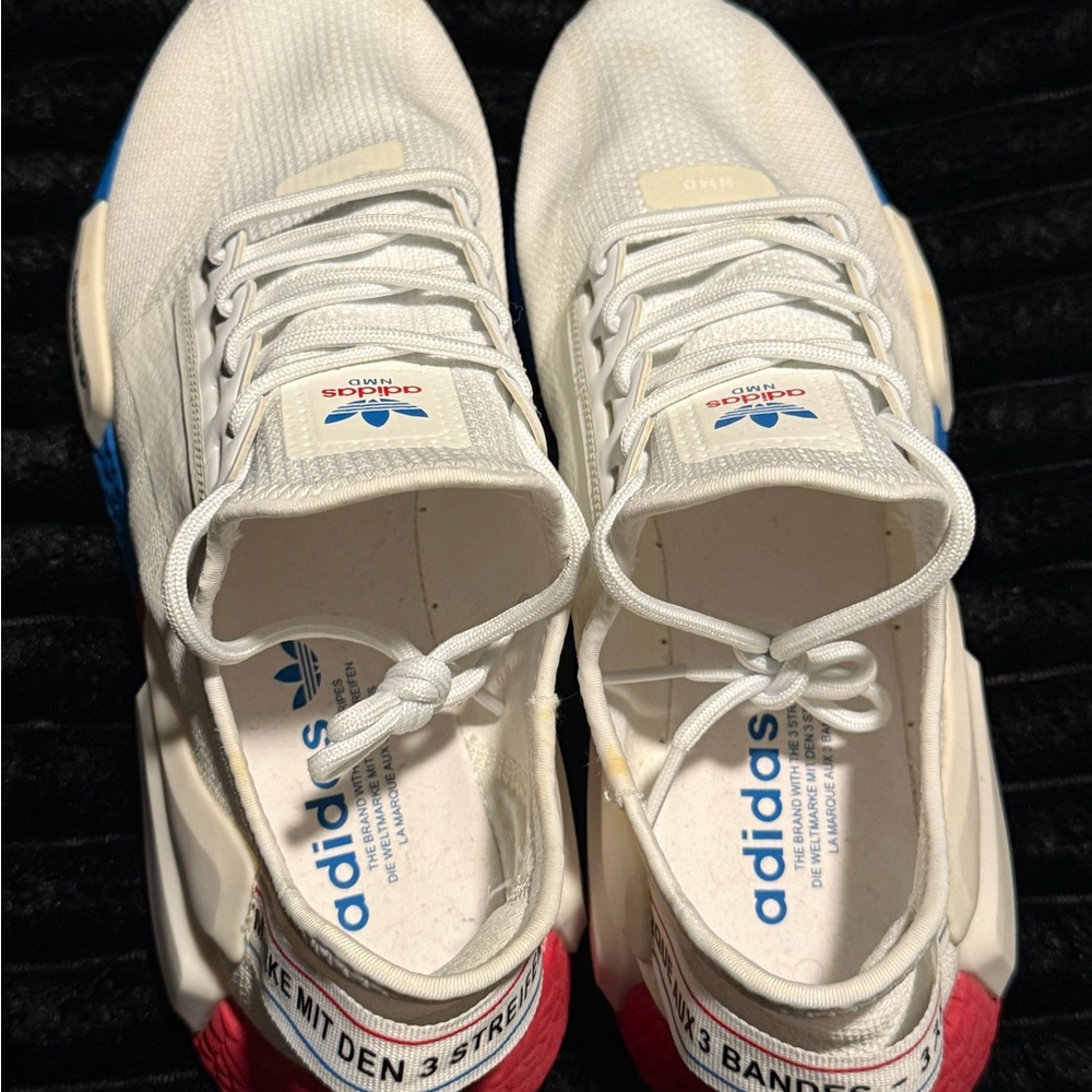 Adidas White and Red Sneakers